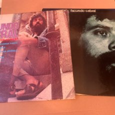 Discos de vinilo: LOTE FACUNDO CABRAL 1972 Y CON UNA FLOR EN LA MANO