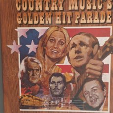 Discos de vinilo: CARPETA CON 7 LP`DIFERENTES DE COUNTRY MUSIC'S GOLDEN HIT PARADE.MEDIDAS 33 X 33 CM. NUEVOS