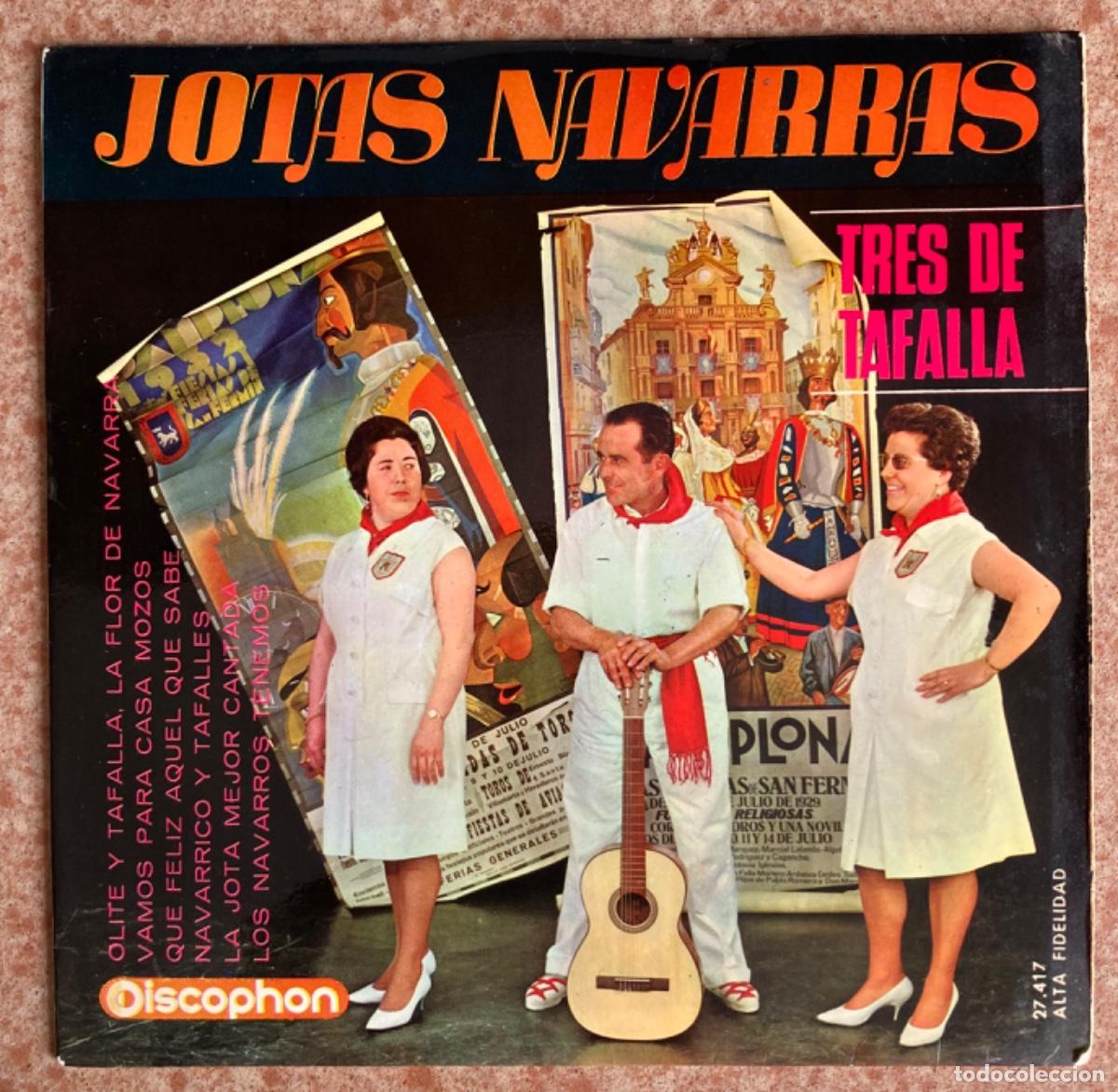 Discos de vinilo: Tres de Tafalla -Jotas navarras - Foto 1