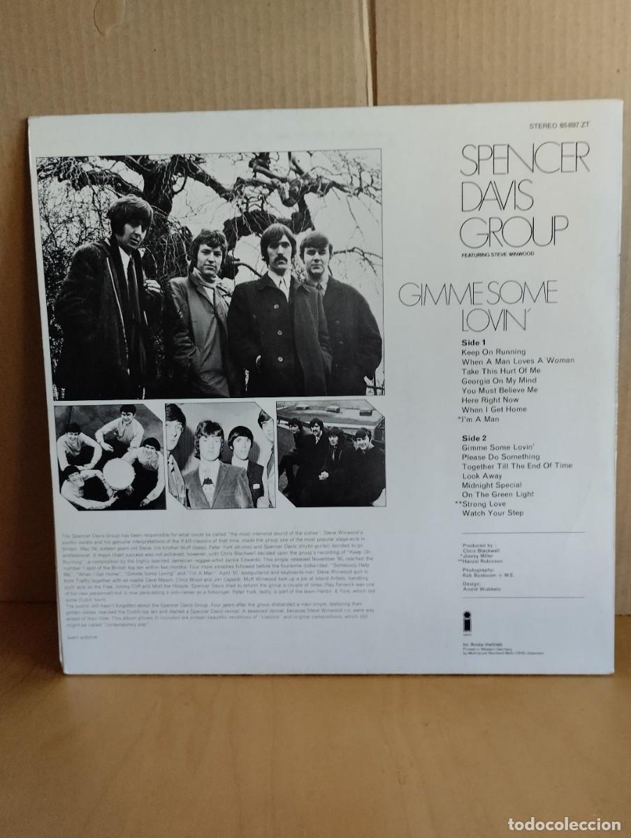 Discos de vinilo: SPENCER DAVIS GROUP ---- GIMME SOME LOVIN&acute; - Foto 2