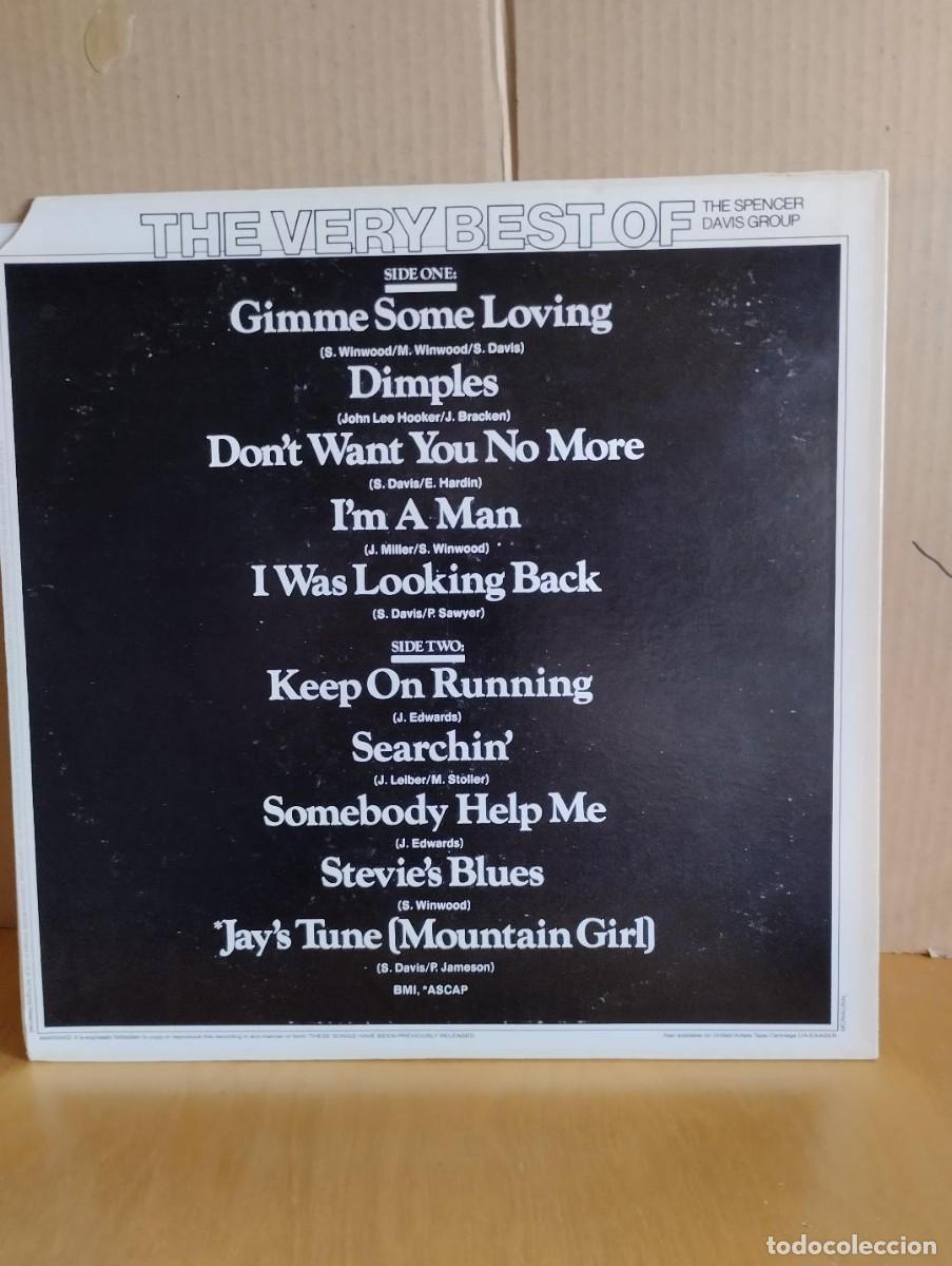 Discos de vinilo: SPENCER DAVIS GROUP ---- THE VERY BEST - Foto 2