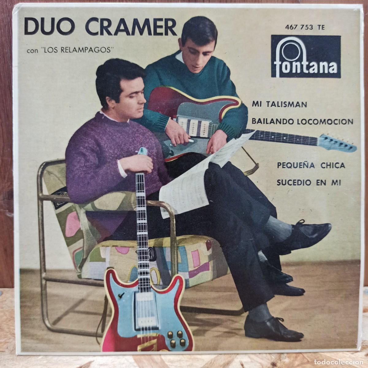 Discos de vinilo: Single EP - D&uacute;o Cramer - Mi Talism&aacute;n + 3 - Foto 1
