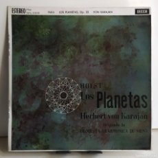 Discos de vinilo: HOLST - LOS PLANETAS - ORQUESTA FILARMÓNICA DE VIENA (H. VON KARAJAN) - LP