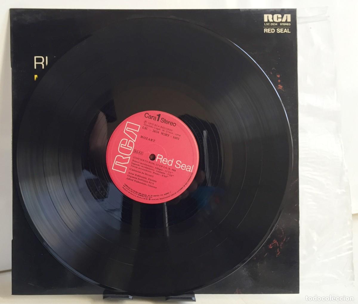 Discos de vinilo: Rubinstein - Mozart Conciertos 21 y 23 - LP - Foto 3