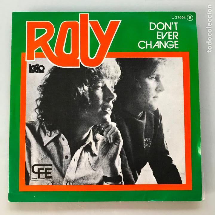 Discos de vinilo: Roly. Dont Ever Change. PEDIDO M&Iacute;NIMO 5&euro; - Foto 1