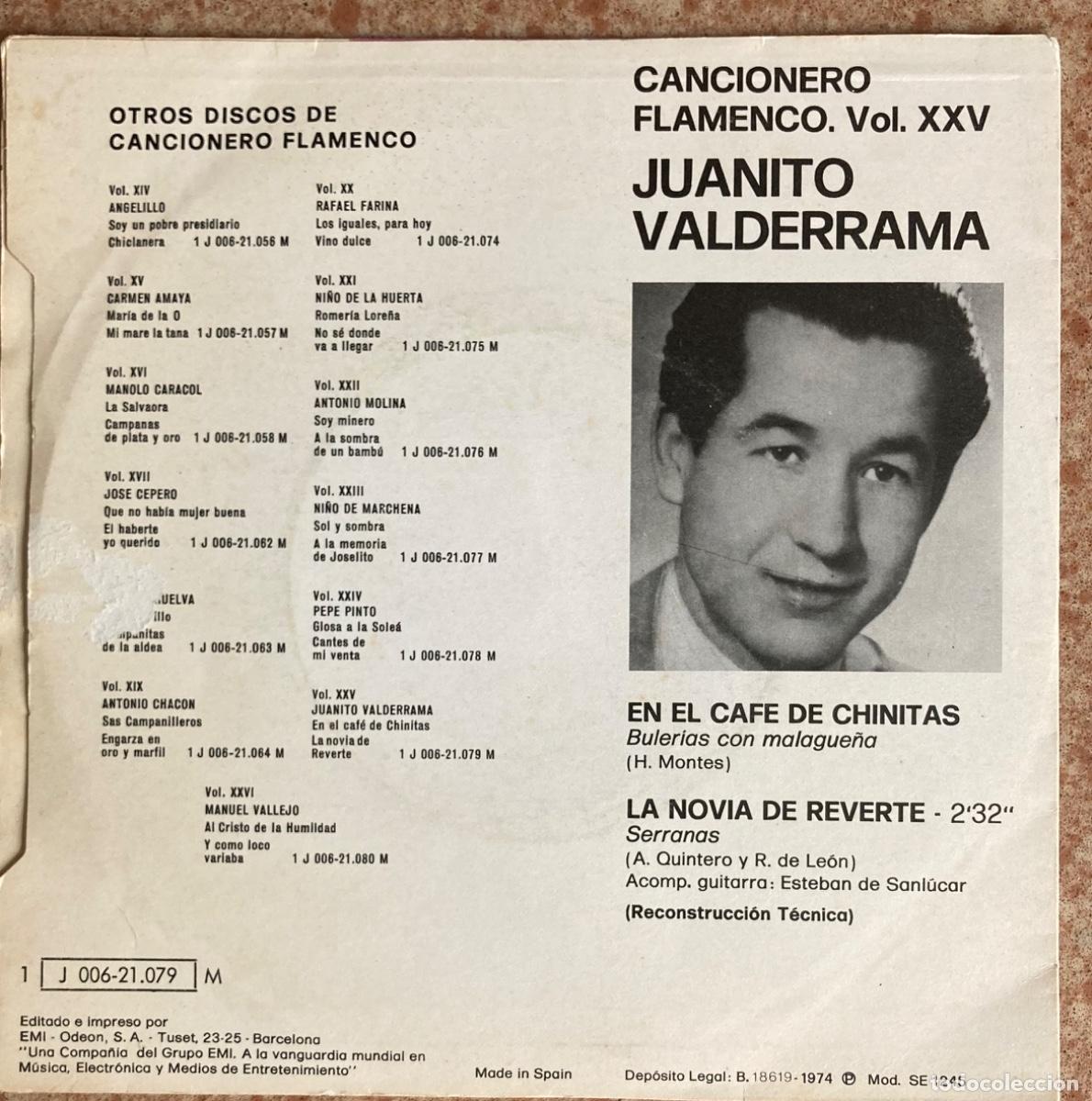 Discos de vinilo: Juanito Valderrama - Foto 2