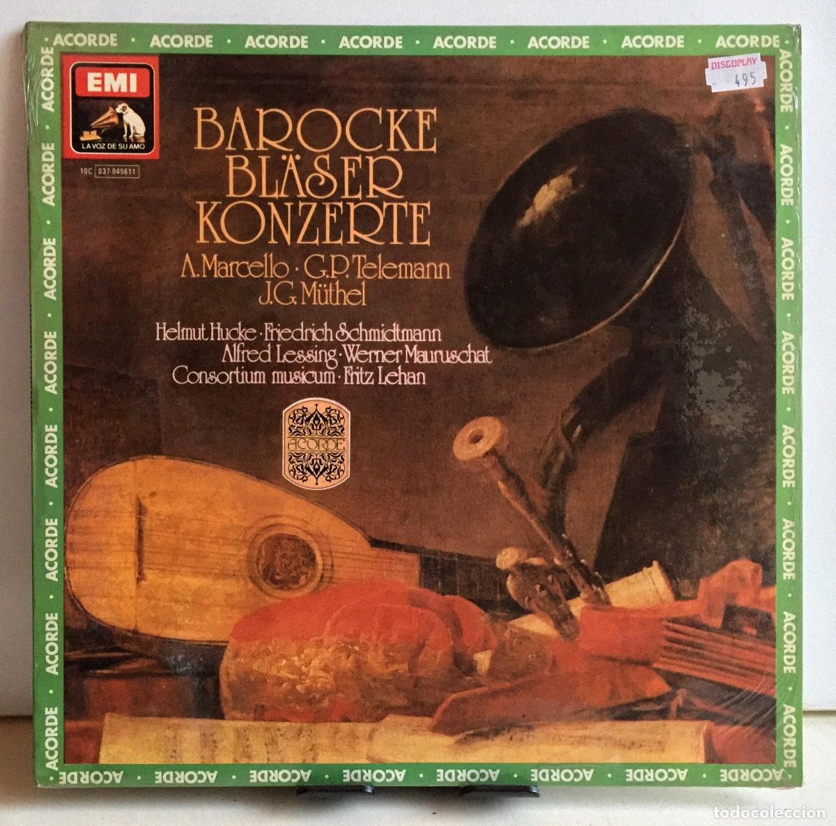 Discos de vinilo: Barocke Bl&auml;ser Konzerte (Marcello - Telemann - M&uuml;thel) - LP - Foto 1