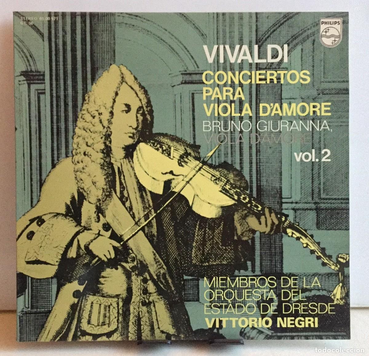 Discos de vinilo: Vivaldi - Conciertos para Viola DAmore vol.2 - LP - Foto 1
