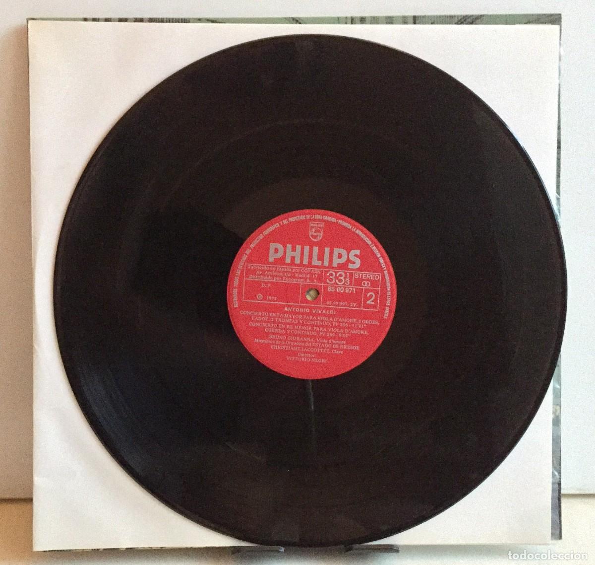 Discos de vinilo: Vivaldi - Conciertos para Viola DAmore vol.2 - LP - Foto 3