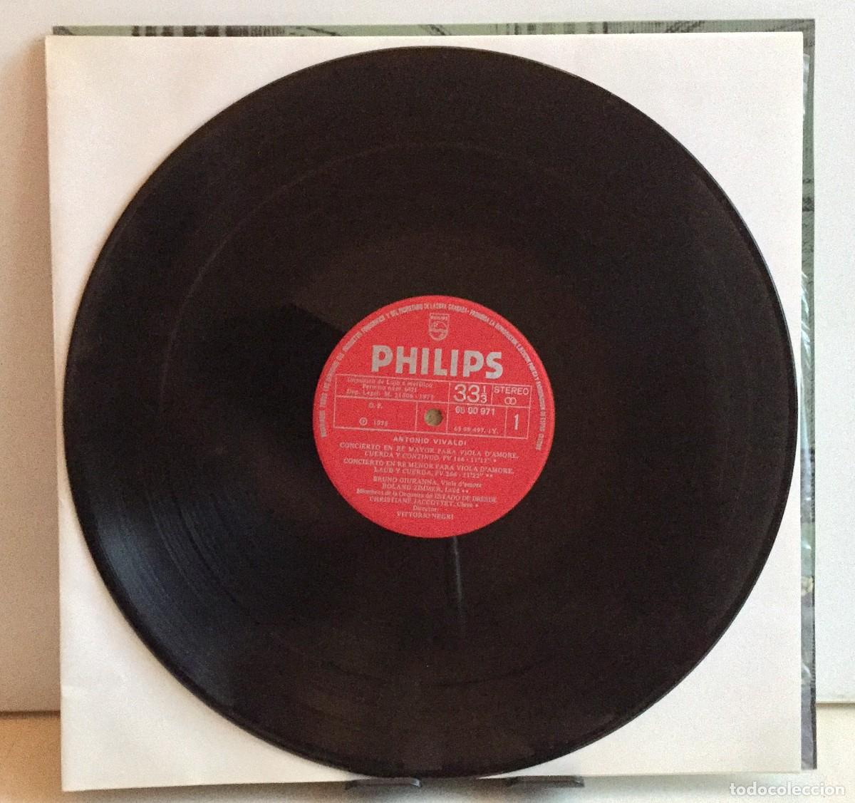 Discos de vinilo: Vivaldi - Conciertos para Viola DAmore vol.2 - LP - Foto 4