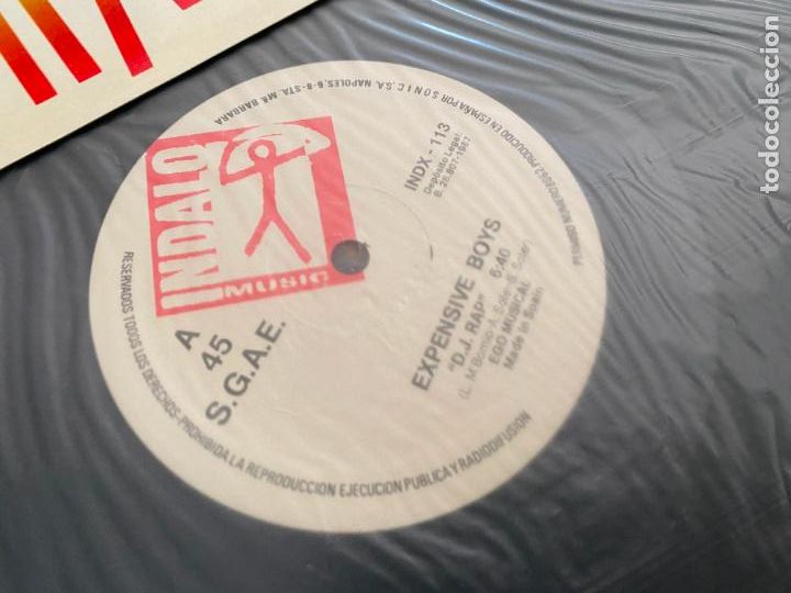 Discos de vinilo: EXPENSIVE BOYS MAXI ESPA&Ntilde;A 1987 (B-37) - Foto 2