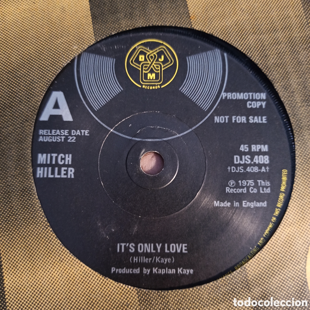 Discos de vinilo: Mitch Hiller &ndash; Its Only Love (Promo) - Foto 1