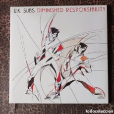 Discos de vinilo: U.K. SUBS - DIMINISHED RESPONSIBILITY - GATEFOLD, VINILO BLANCO, FUNDA INTERIOR