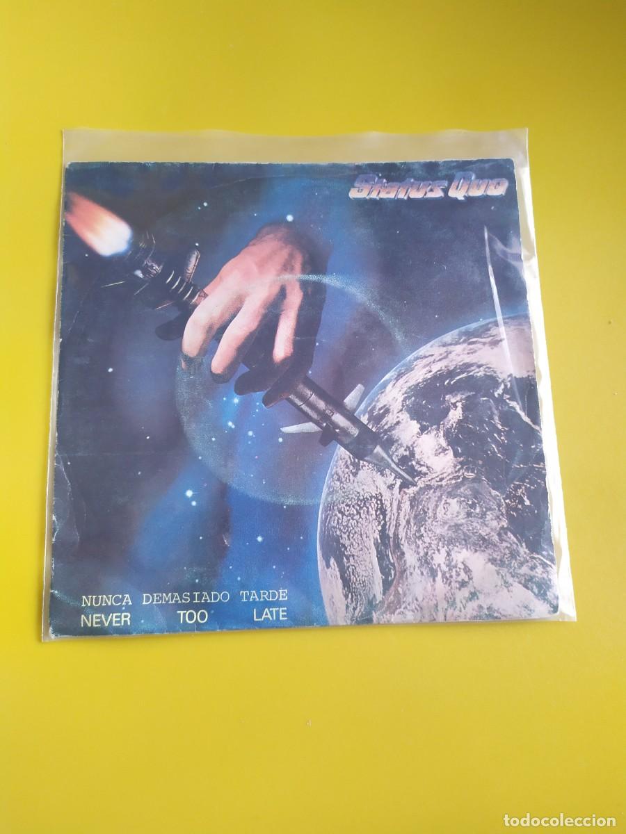 Discos de vinilo: Status Quo - Never Too late / Carol 1981 - Foto 1