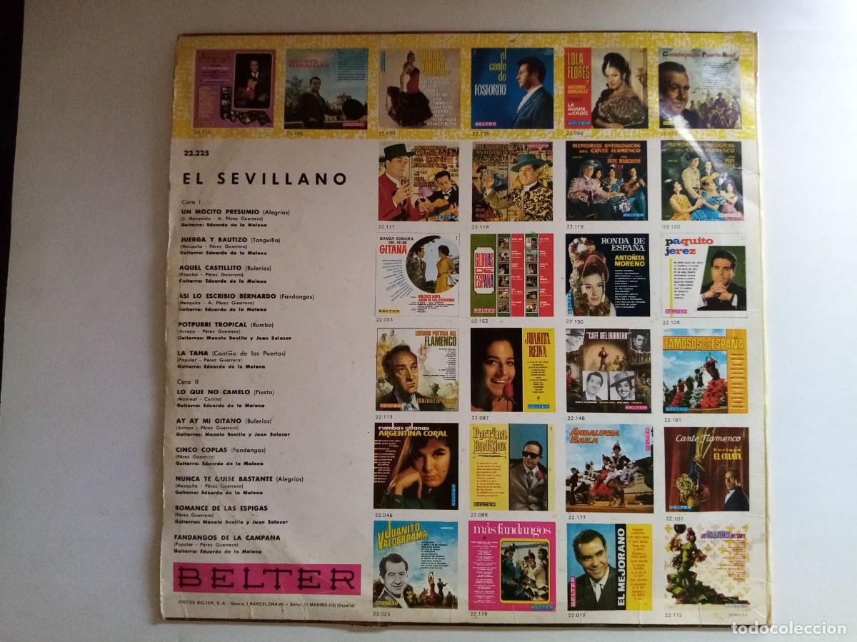 Discos de vinilo: LP EL SEVILLANO BELTER - Foto 3
