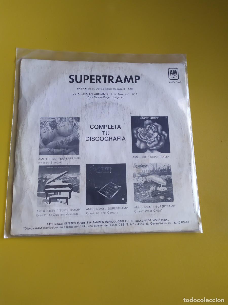 Discos de vinilo: Supertramp - Babaji / From now on 1978 - Foto 2