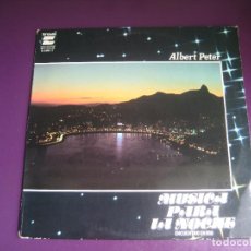 Discos de vinilo: ALBERT PETER – ENCUENTROS EN RIO / MÚSICA PARA LA NOCHE - LP TROVA 1978 - FUNK GROOVES BOSSA