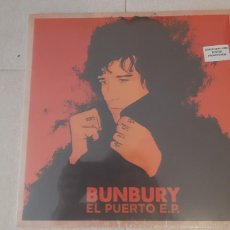 Discos de vinilo: ENRIQUE BUNBURY - EL PUERTO EP CON POSTER - EDICION LIMITADA - HEROES DEL SILENCIO - PRECINTADO