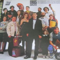 Discos de vinilo: EROS RAMAZZOTTI - EN TODOS LOS SENTIDOS LP - ORIGINAL ESPAÑOL - HISPAVOX 1990 CON ENCARTE ORIGINAL