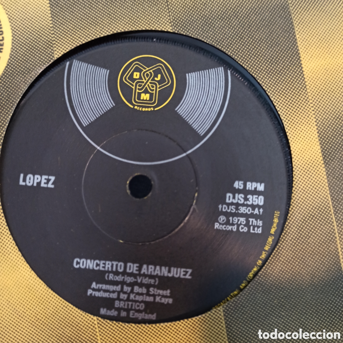 Discos de vinilo: Lopez &ndash; Concerto De Aranjuez (Pop Version) - Foto 1