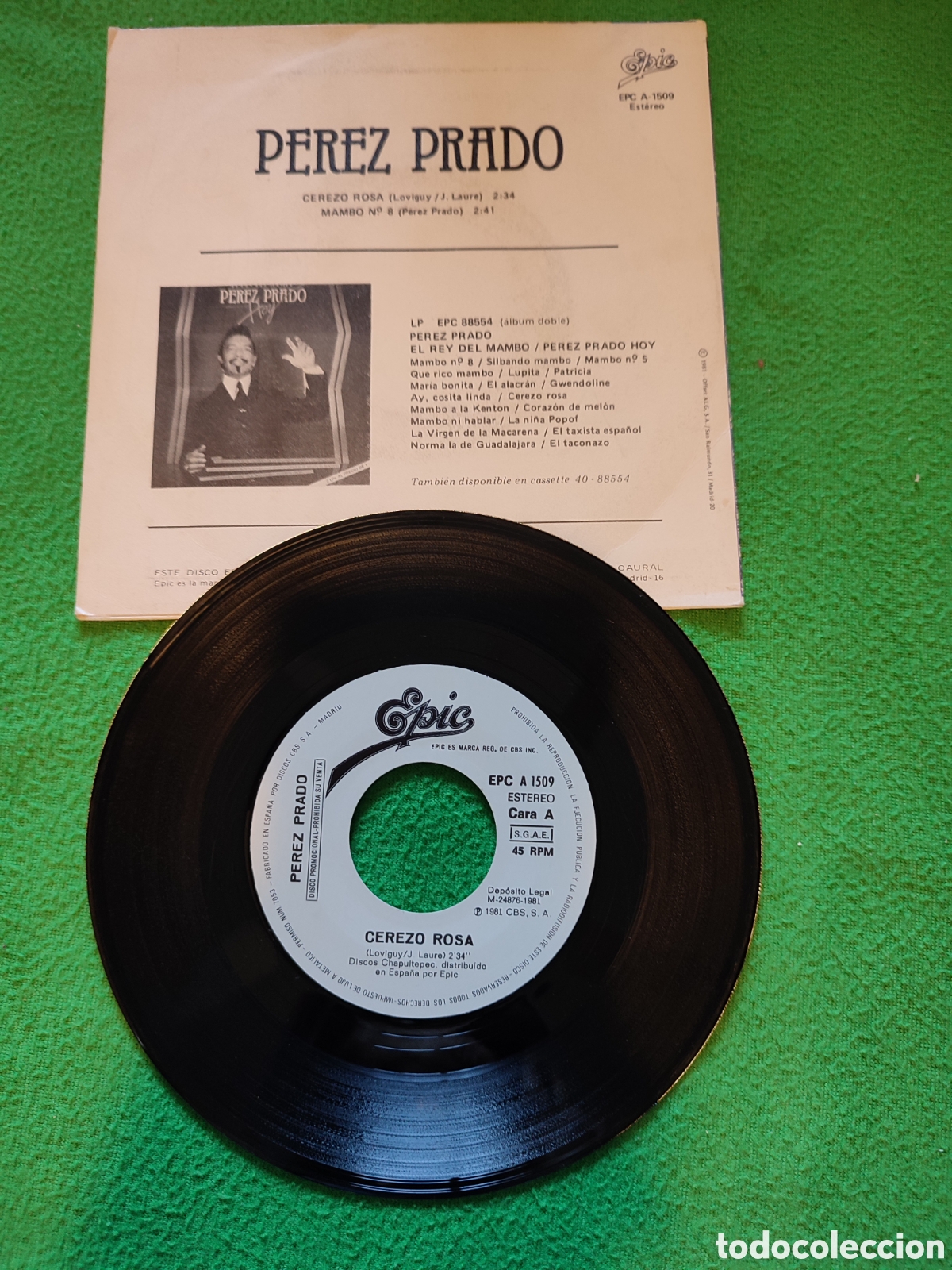 Discos de vinilo: P&eacute;rez Prado - Cerezo Rosa - Foto 2