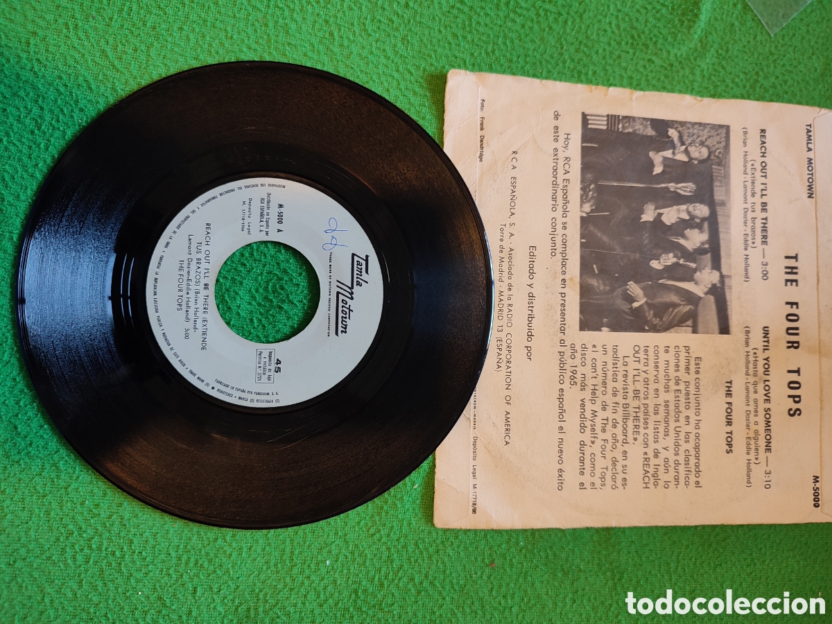 Discos de vinilo: Four Tops - Reach out ill be there - Foto 2