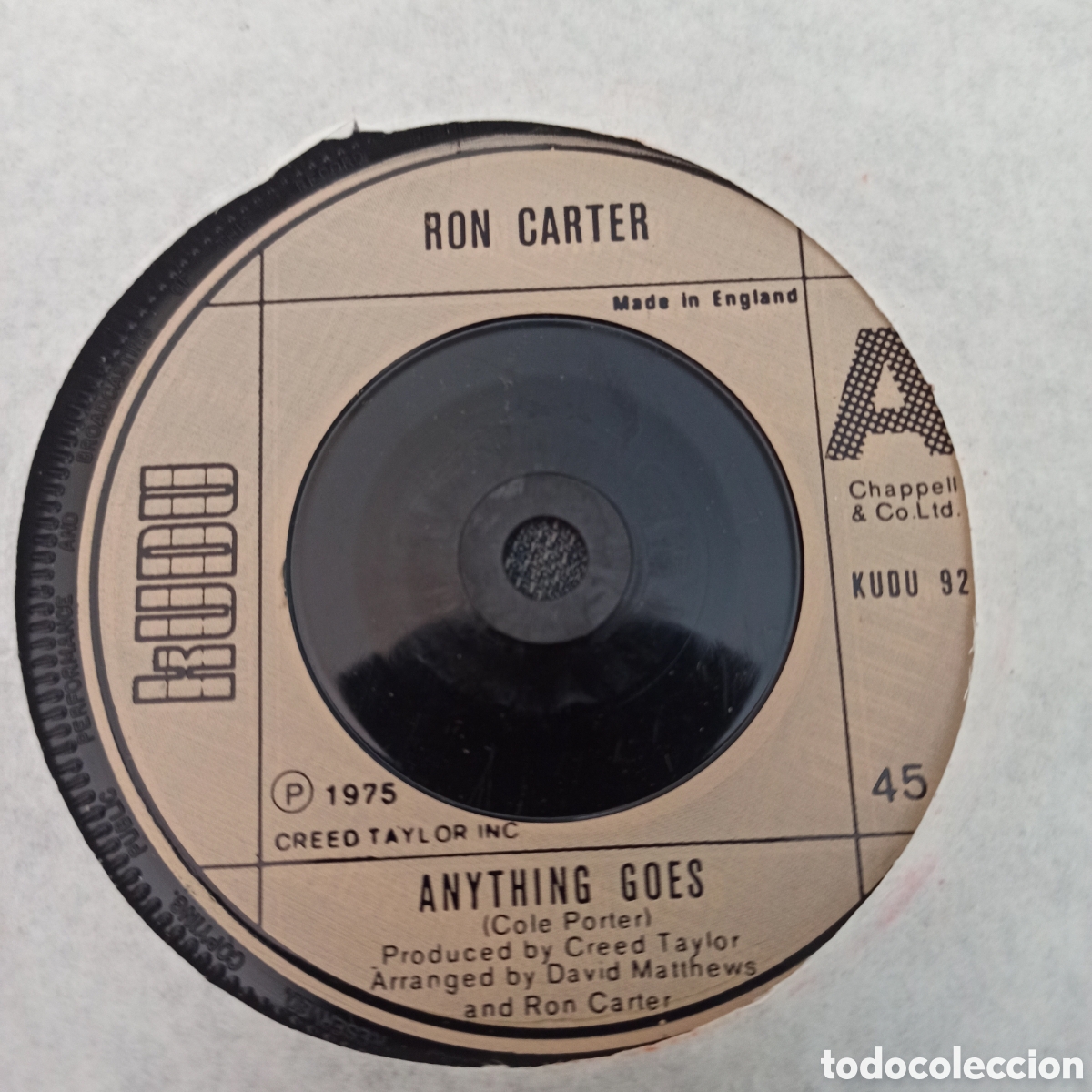 Discos de vinilo: Ron Carter &ndash; Anything Goes - Foto 1