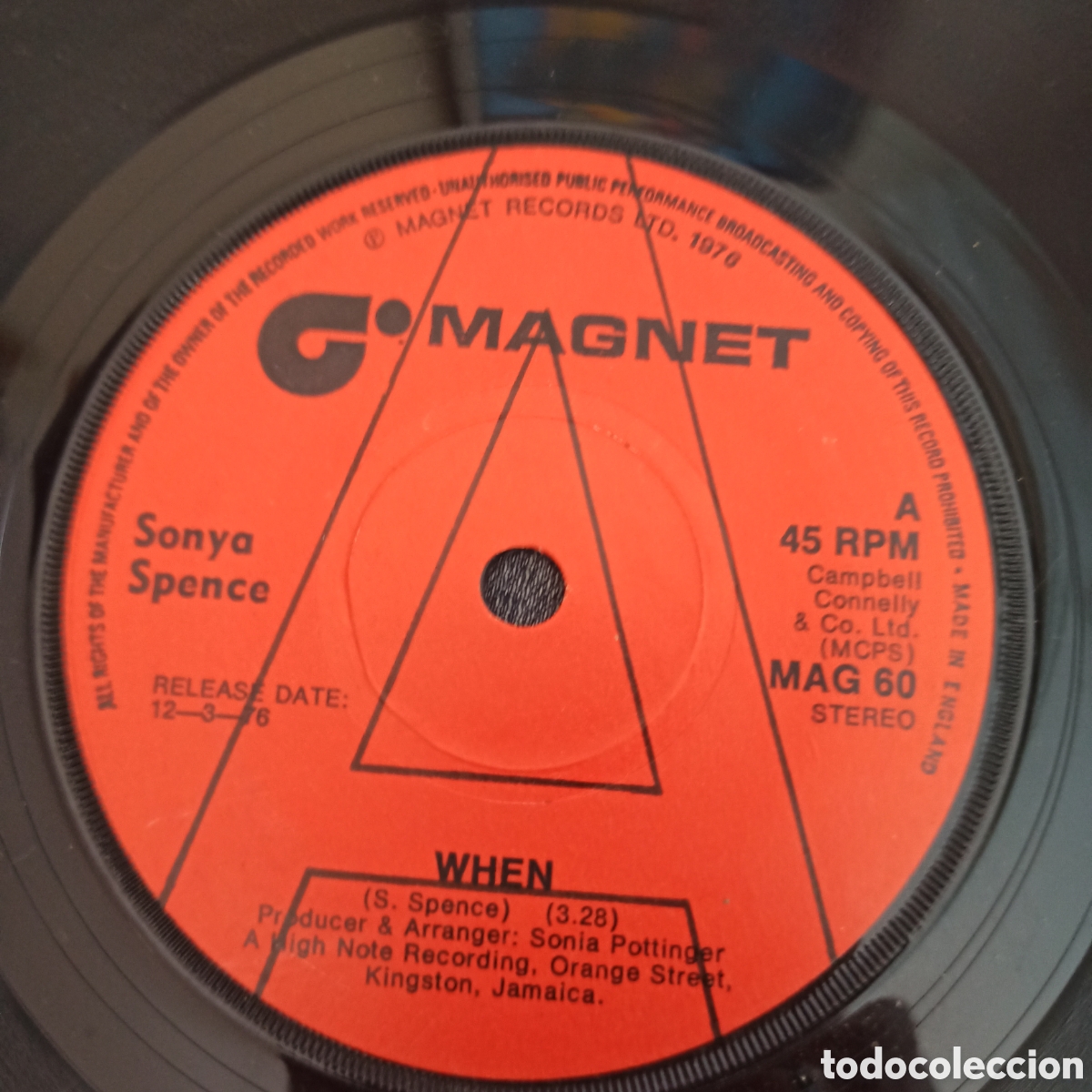 Discos de vinilo: Sonya Spence / Sky Nation &ndash; When (Promo) - Foto 1