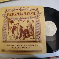 Discos de vinilo: POETAS PARA EL CANTE-LP GARCIA LORCA MANUEL MAIRENA ROMEROS DE LA PUEBLA