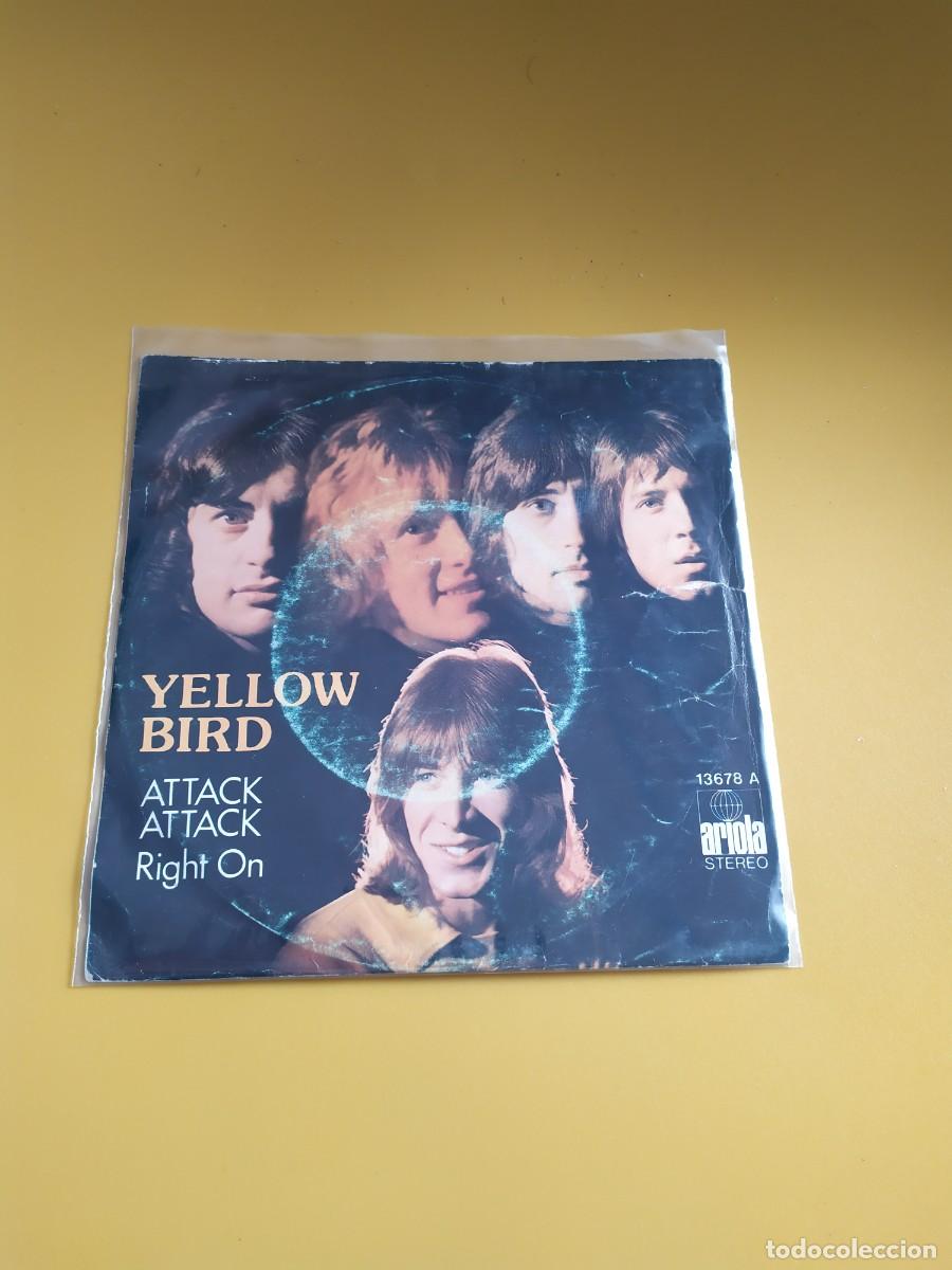 Discos de vinilo: Yellow Bird - Attack attack / Right on 1975 - Foto 1