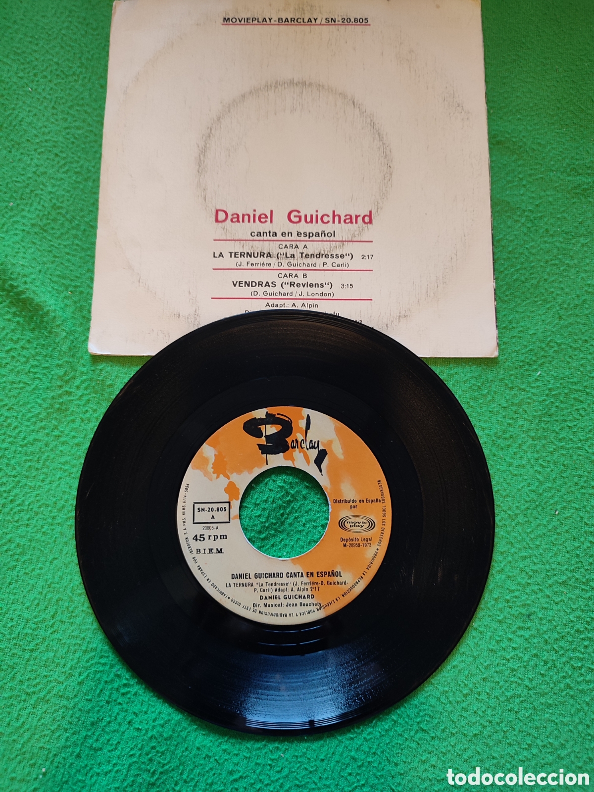 Discos de vinilo: Daniel Guichard - La ternura - Foto 2