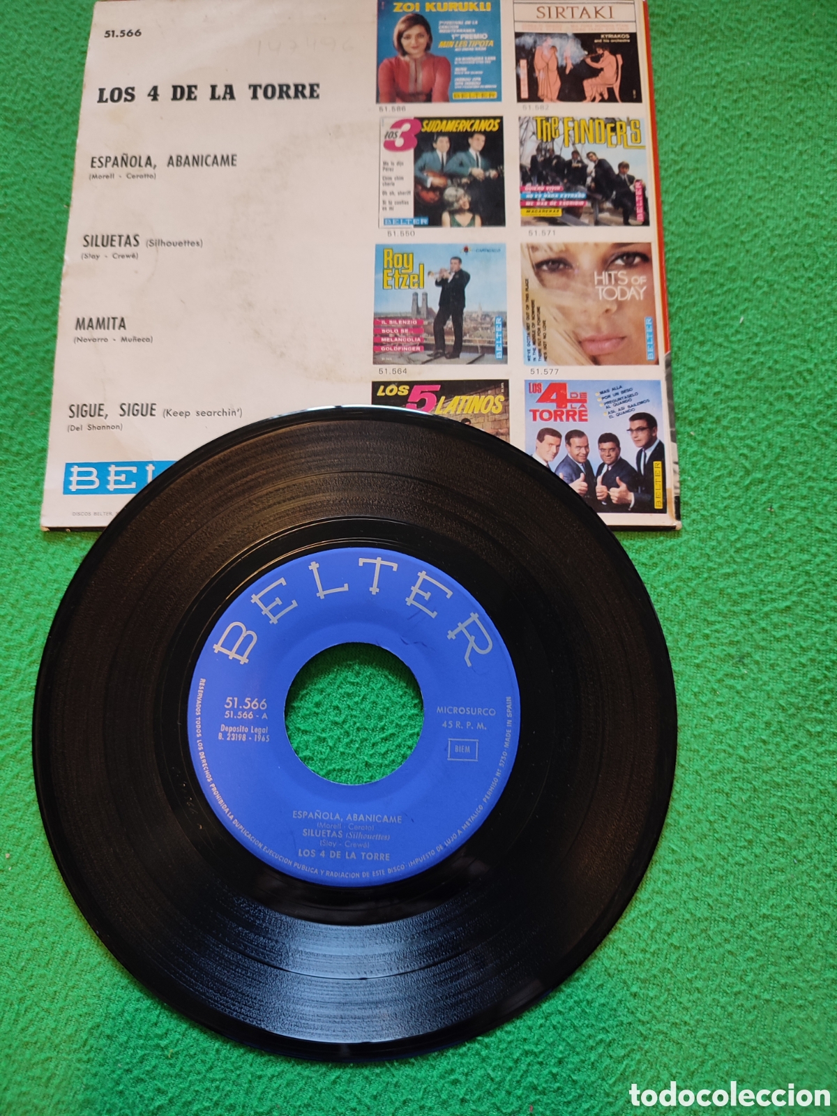 Discos de vinilo: Los 4 de la Torre - Mamita+ 3 - Foto 2