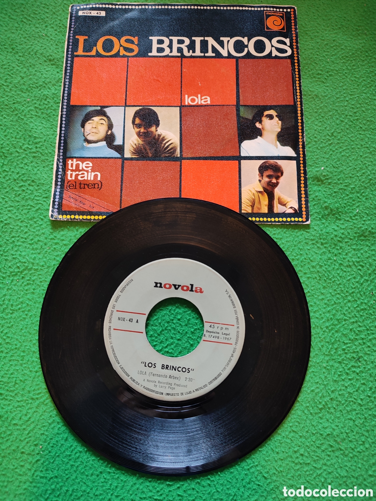 Discos de vinilo: Los Brincos - Lola - Foto 2