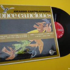 Discos de vinilo: LP RICARDO CANTALAPIEDRA - ONCE CANCIONES - SPAIN PRESS - Y-711 (EX/EX+)