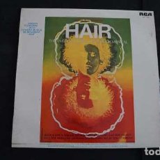 Discos de vinilo: LP, THE AMERICAN TRIBAL LOVE-ROCK MUSICAL, HAIR, RCA VICTOR LSO-1150, WPRS-3962, AÑO 1969.