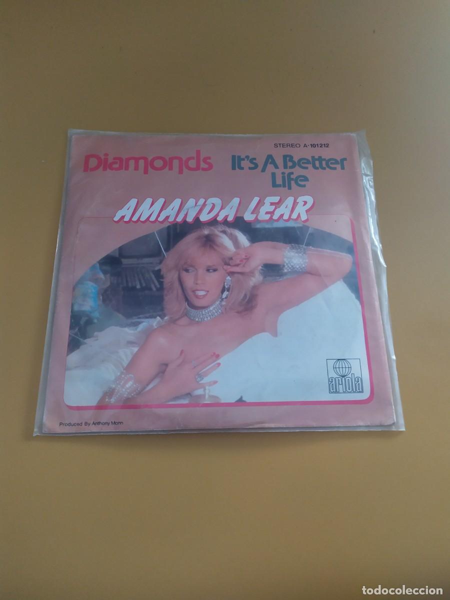 Discos de vinilo: Amanda Lear - Diamonds / Its a better life 1980 - Foto 1