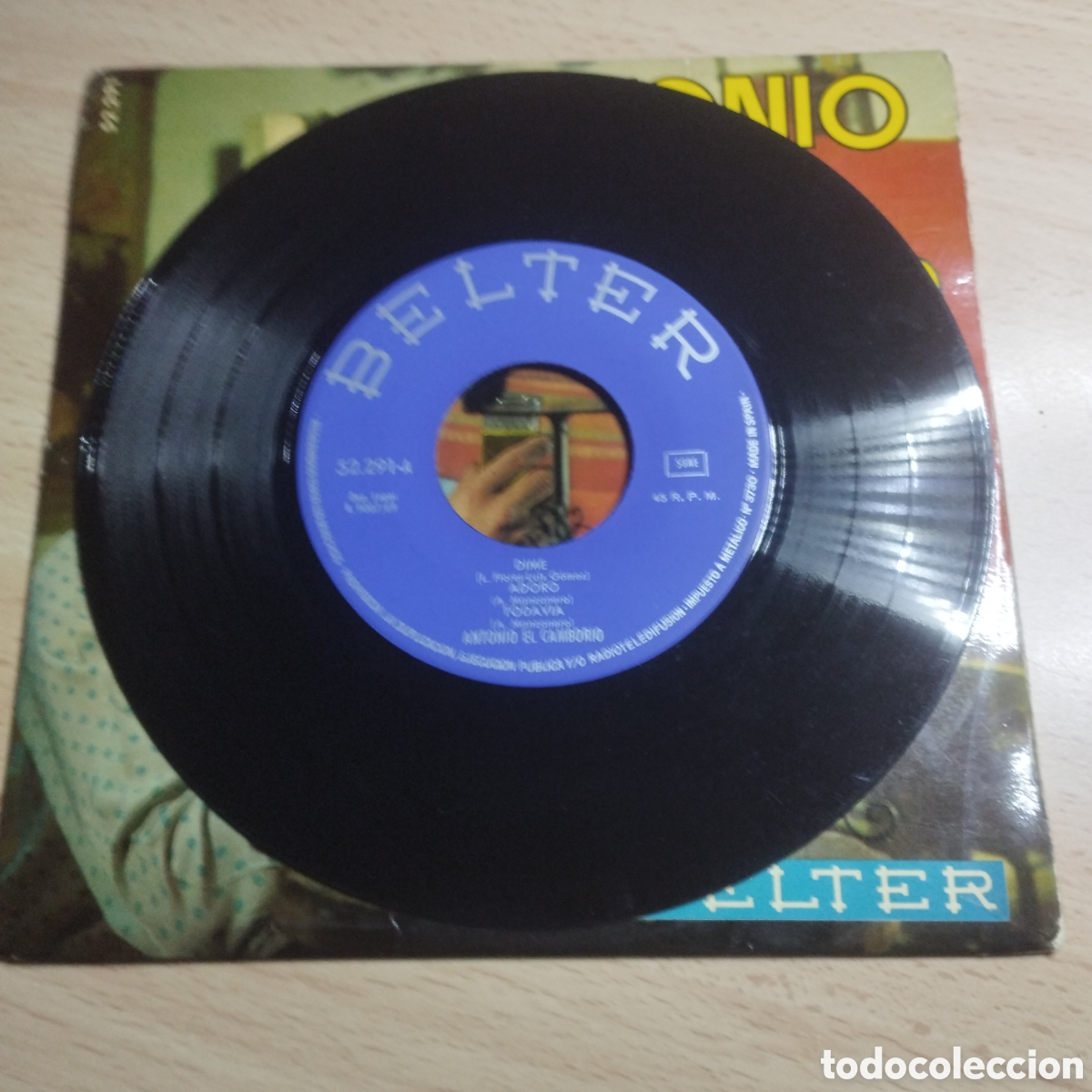 Discos de vinilo: EP 7&rdquo; Antonio el Camborio 1969 Dime + 4 - Foto 4