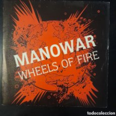 Discos de vinilo: MANOWAR – WHEELS OF FIRE. 1988, ESPAÑA. VINILO, 7”, 45 RPM, SINGLE, PROMO