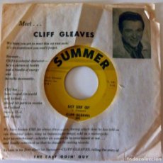 Discos de vinilo: CLIFF GLEAVES. EASY GOIN' GUY/ LOVE IS MY BUSINESS. SUMMER, USA 1959 SINGLE