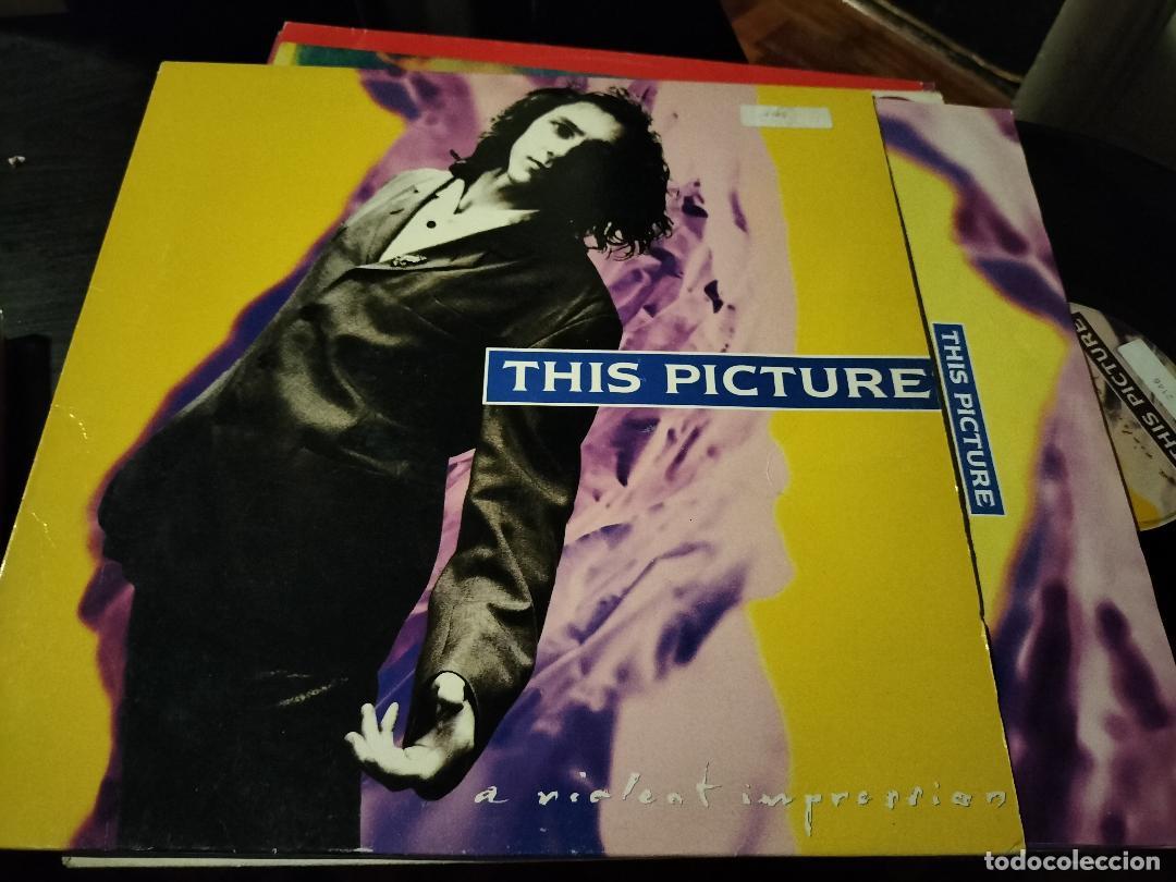 Discos de vinilo: THIS PICTURE - A VIOLENT IMPRESSION LP DEDICATED 1991 - INDIE ROCK - Foto 1