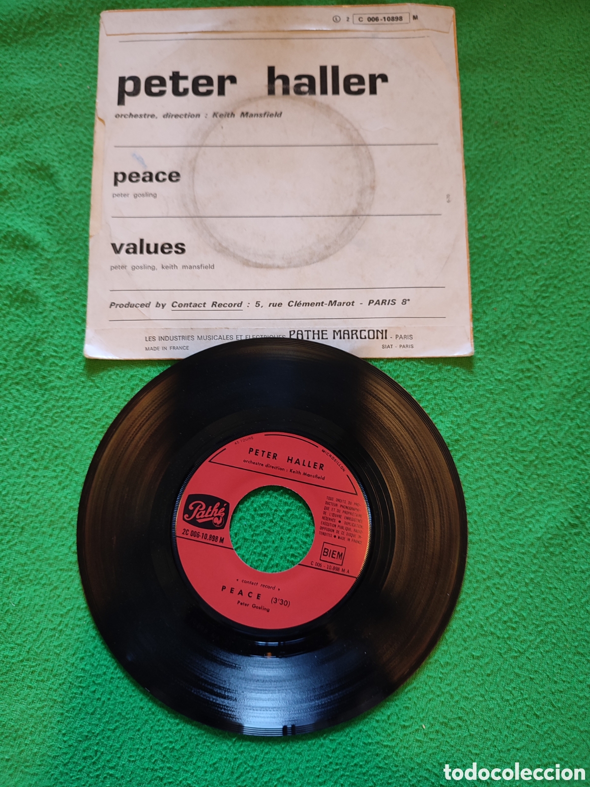 Discos de vinilo: Peter Haller - Peace - Foto 2
