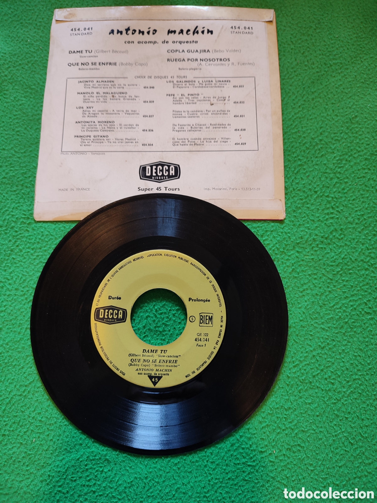 Discos de vinilo: Antonio Mach&iacute;n - Dame t&uacute;+ 3 - Foto 2