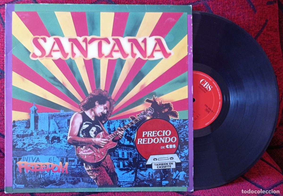 Discos de vinilo: SANTANA ** Freedom ** VINILO LP ORIGINAL 1987 - Foto 1