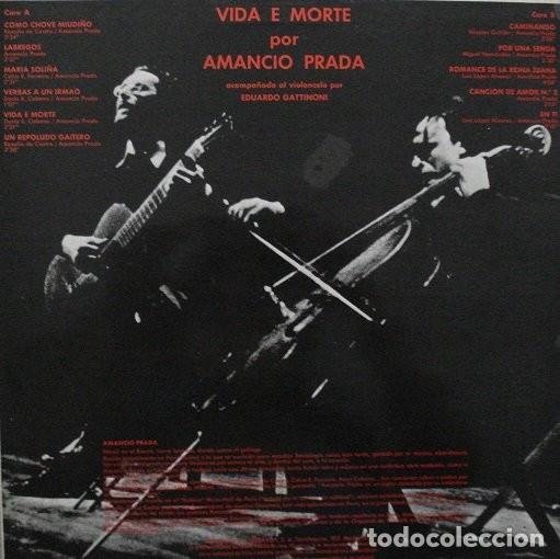 Discos de vinilo: Amancio Prada &lrm;&ndash; Vida E Morte - Foto 2