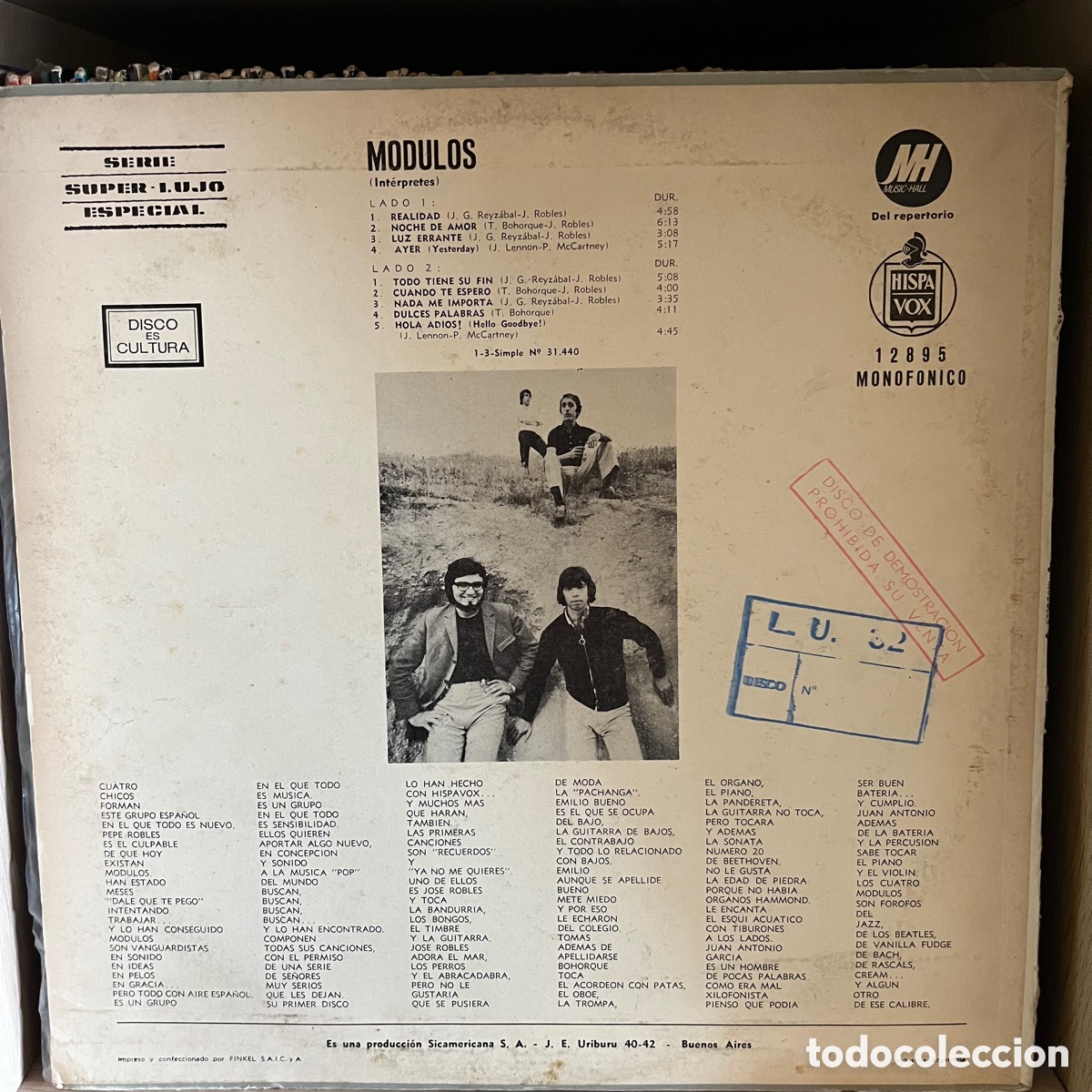 Discos de vinilo: Modulos - Realidad - Foto 2