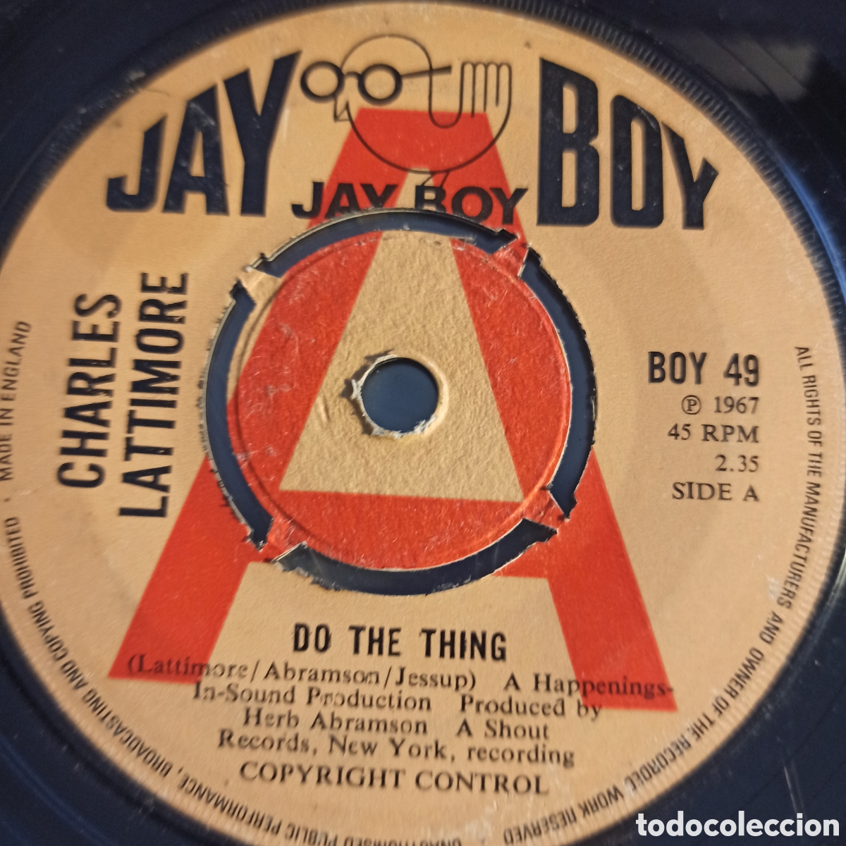 Discos de vinilo: Charles Lattimore &ndash; Do The Thing (Promo) - Foto 1