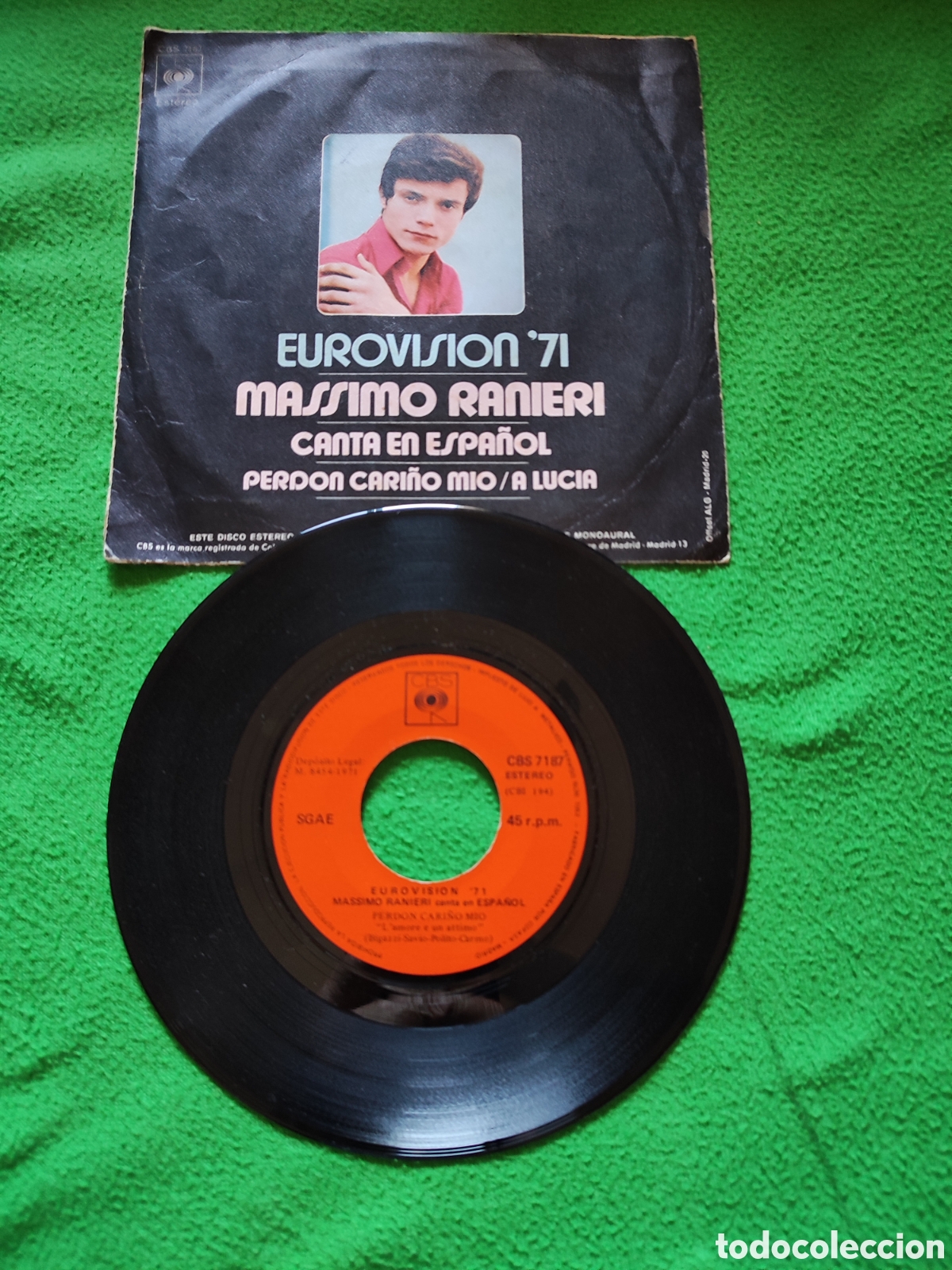 Discos de vinilo: Massimo Ranieri - Perd&oacute;n cari&ntilde;o m&iacute;o - Foto 2