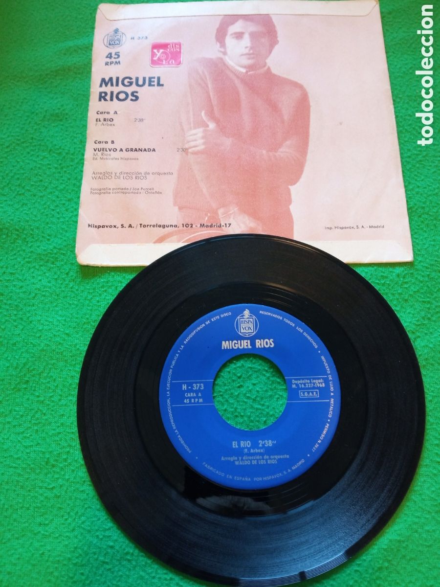 Discos de vinilo: Miguel R&iacute;os - El r&iacute;o - Foto 2