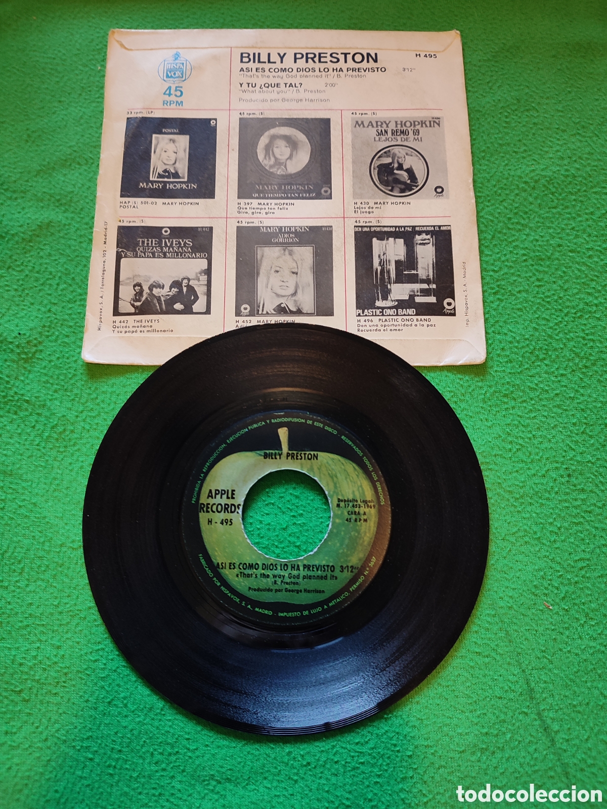 Discos de vinilo: Billy Preston- A si como Dios lo ha previsto - Foto 2