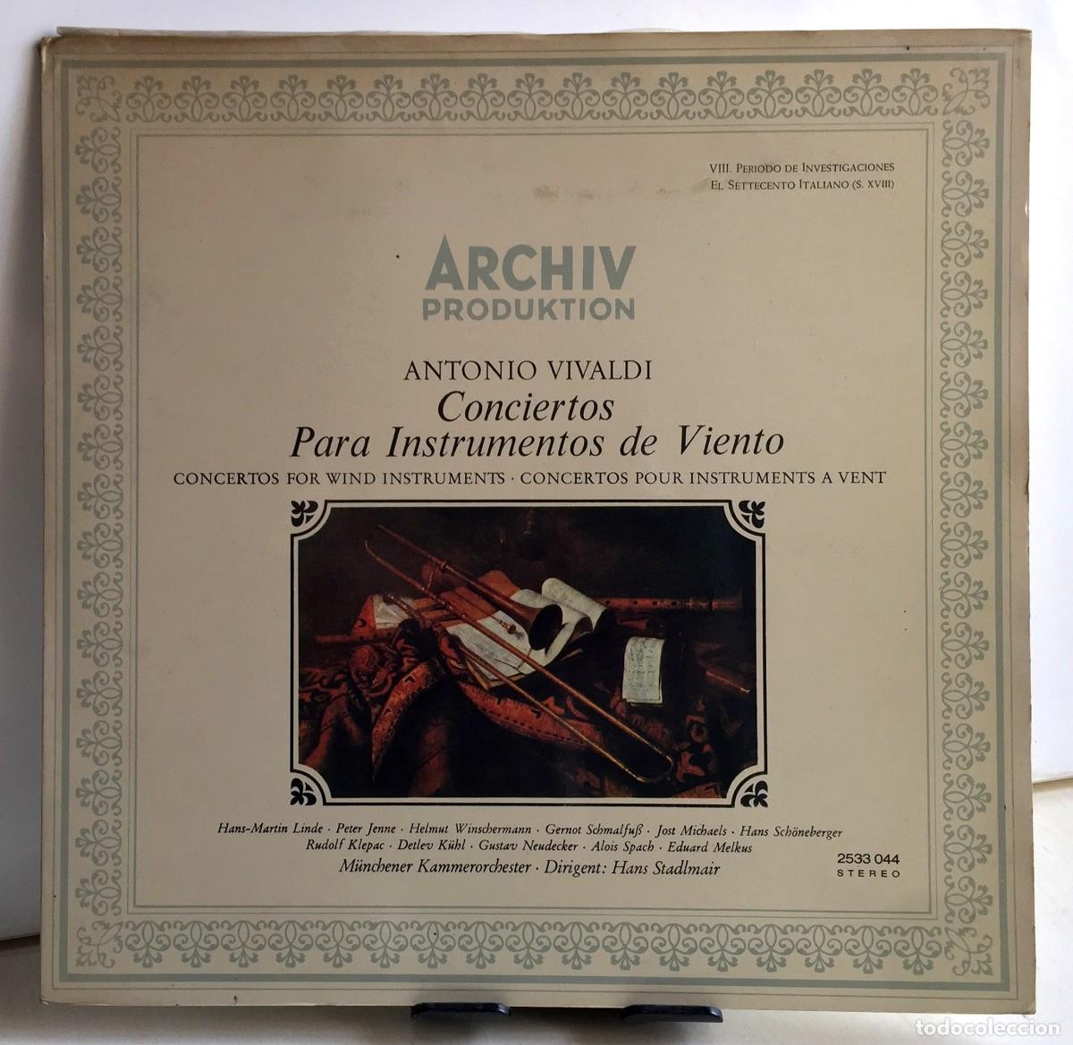 Discos de vinilo: Vivaldi - Conciertos para Instrumentos de Viento - LP - Foto 1